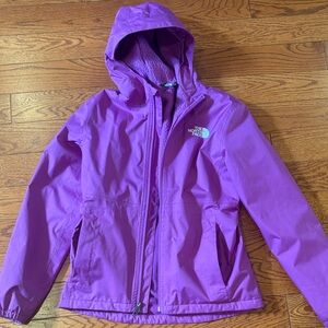 The North Face Kids Vibrant Purple Raincoat